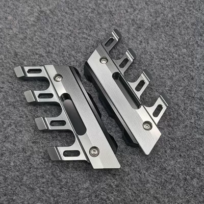 Suitable for Guangyang CT250 CT300 scooter modified front wheel fender shock absorption anti-fall protection block protection cover (Electric vehicle fender) - standard-titanium-color