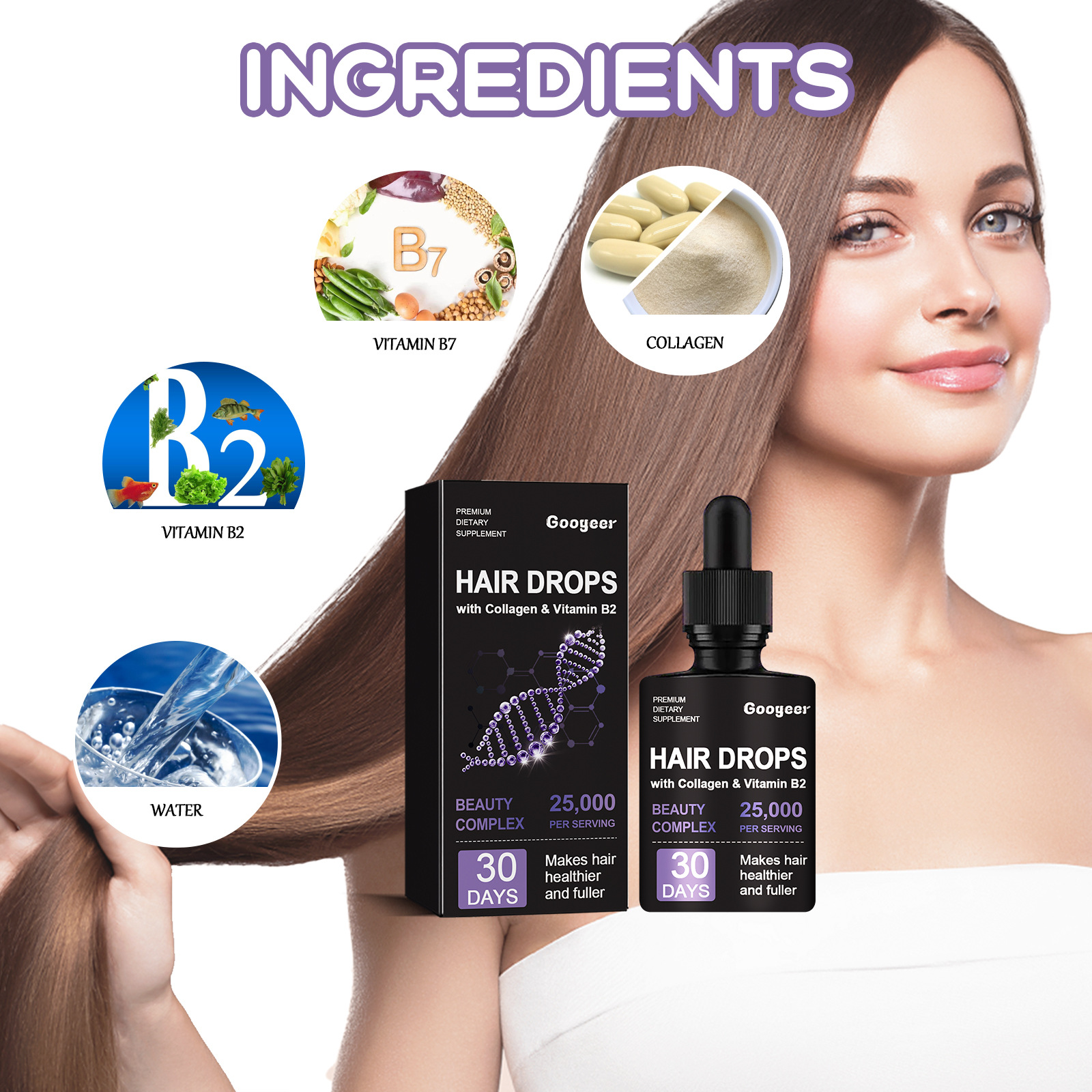Googeer Hair Follicle Dense Hair Drops