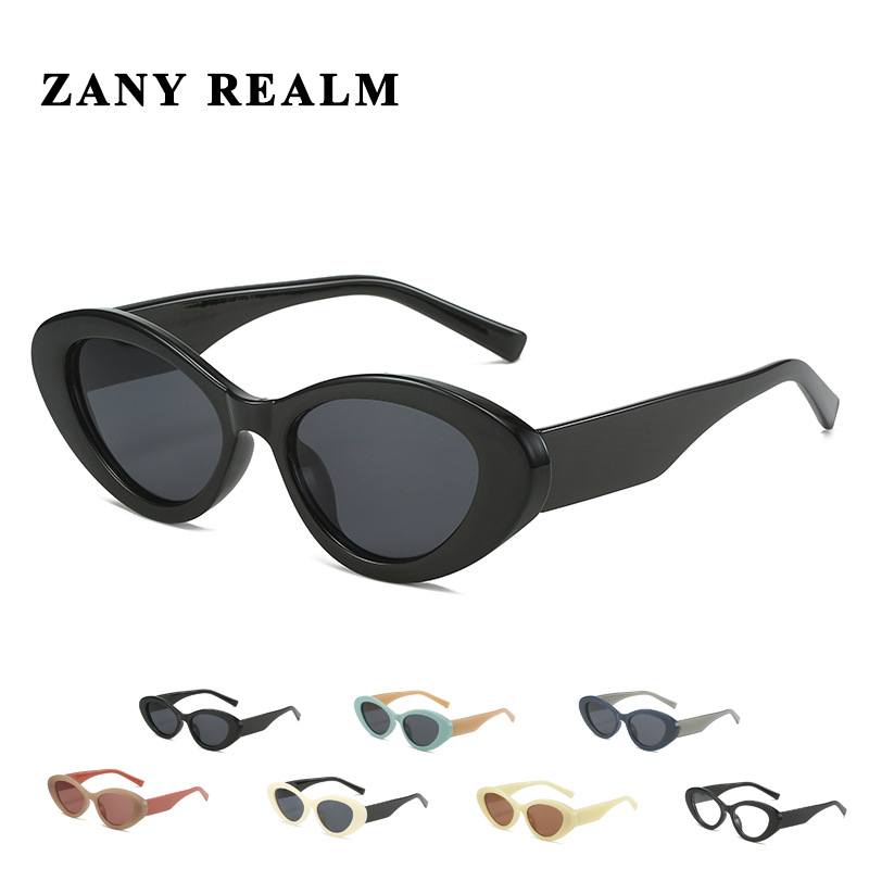 Nuevo estilo de Chanel retro gato ojo jalea gafas de sol personalidad cara redonda Pequeño Libro Rojo transfronterizo gafas de sol UV400 fabricante