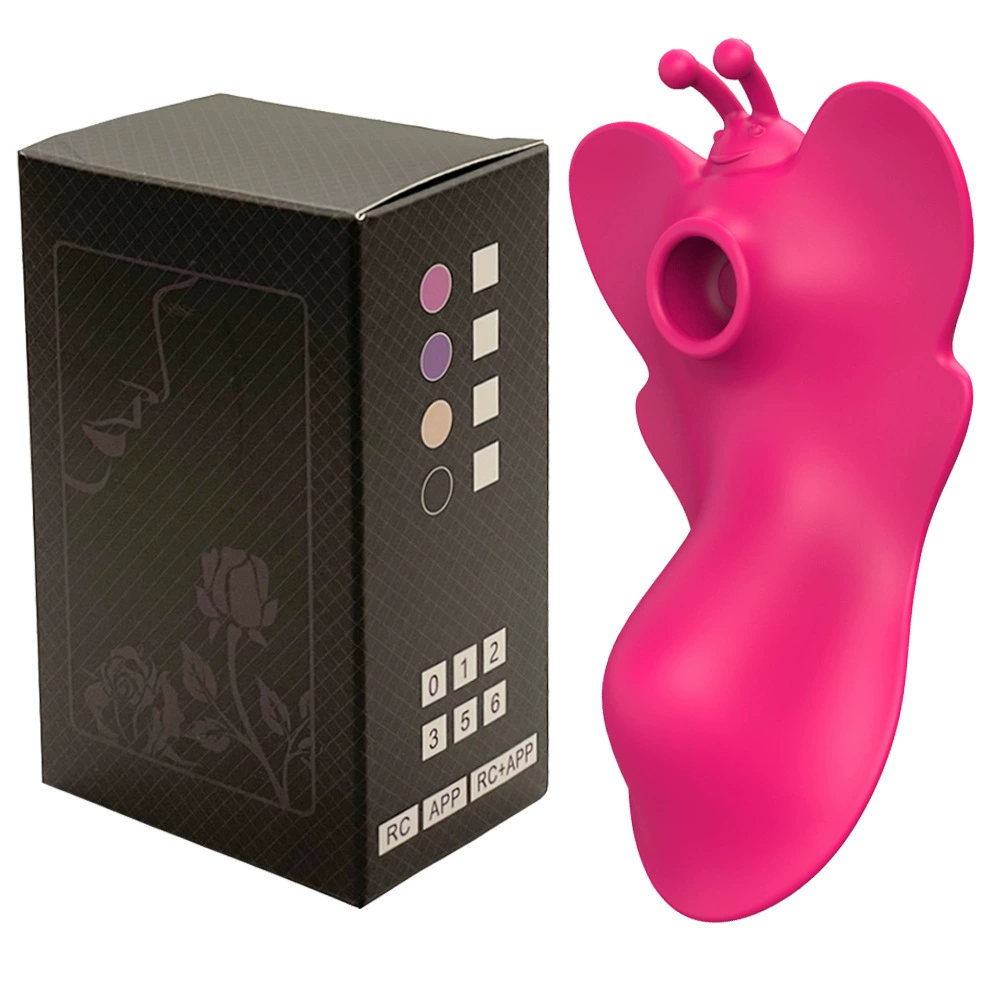 Симпатично? Butterfly Suction Vibrator, Silicone, 9-Channel APP Control & Remote, Compact Invisible Egg