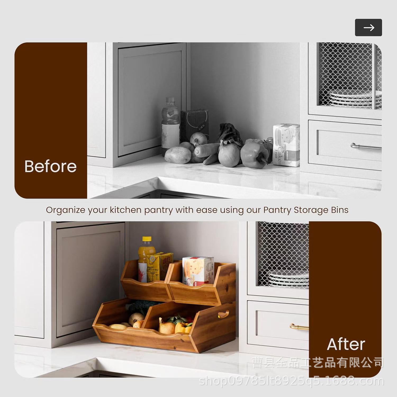 Cesta de almacenamiento de escritorio de madera, caja de almacenamiento para el hogar, canasta de almacenamiento de artículos diversos apilables, estante de clasificación de rejilla multicapa sin tapa