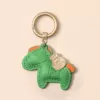 Green pony+gold circle