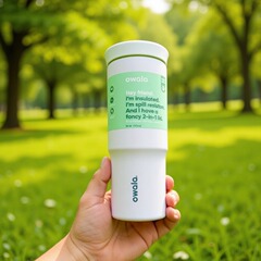 亚马逊Owala同款杯吸管杯大容量直身保温保冷时尚简约户外便携
