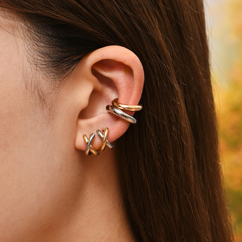 7g Weight Alloy Ear Needle Material Earrings Classification 1 Pair Quantity Casual, Street Occasion Alloy Material Pentagram, Geometric, Heart Shape Pattern All Seasons Season Unisex Gender Polished Finish Plating Design Casual, Commute Style 1 Pair Casual Commute Pentagram Geometric Heart Shape Plating Alloy Earrings 4