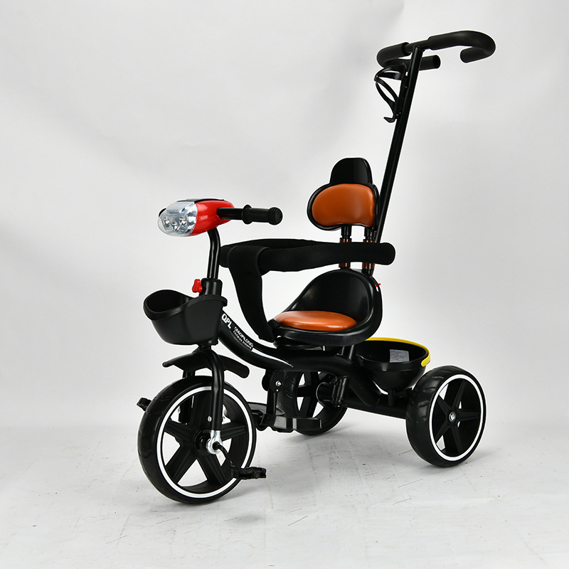 Manufacturer's New Kidsren's Four-In-One Tricycle, Baby Stroller, Baby Pedal Pusher with Carport Tricycle