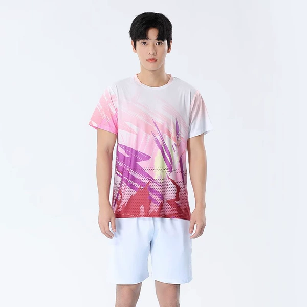 32 Men's Danxia Red + White Shorts