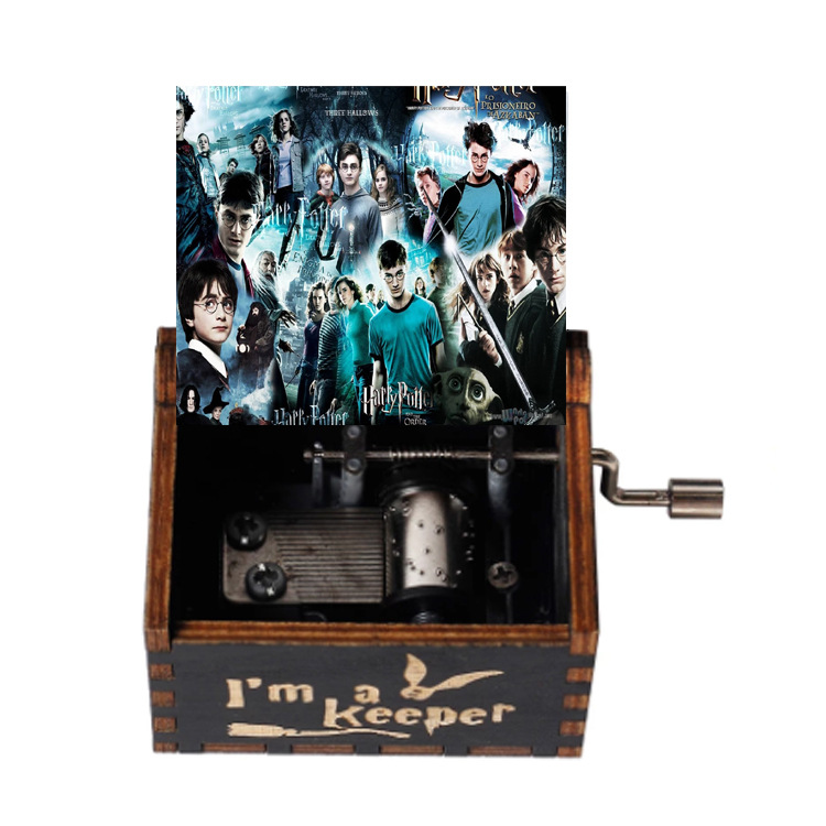 源工場ハリーポッターハイドウェイ手揺れ木製オルゴールミニオルゴールクリエイティブ誕生日プレゼント