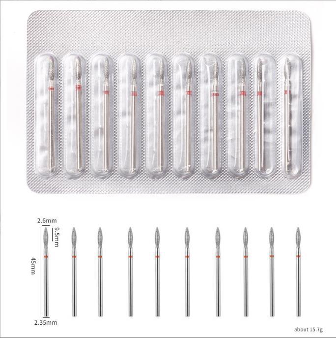 10 PCs diamante grinding Head suit # LB-005