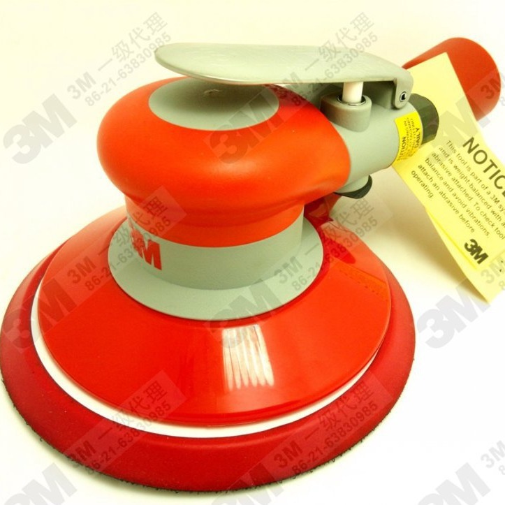 原装美国3M气动研磨机 6寸多孔吸尘绒扣打磨机3M 20327