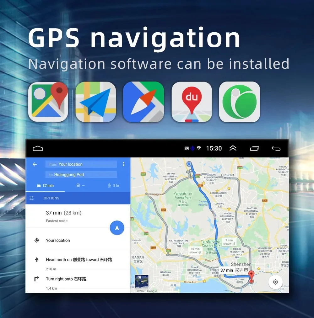 Suitable for 7 inch Renodacia Android car GPS HD screen MP5 Bluetooth navigation all-in-one Carplay