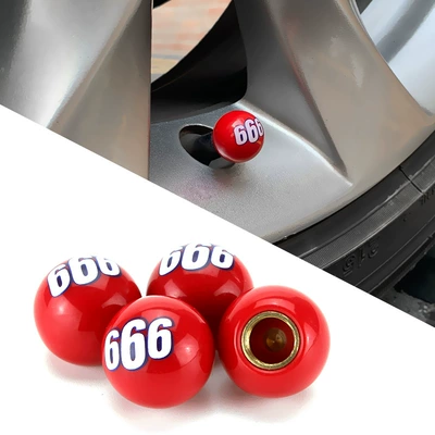 Trendy Brand Hand Gesture Tire valve - 6664-piecesball-valve-cap