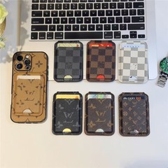 潮牌强磁卡包适用苹果iPhone皮革背贴卡套门禁银行卡磁吸卡袋通用