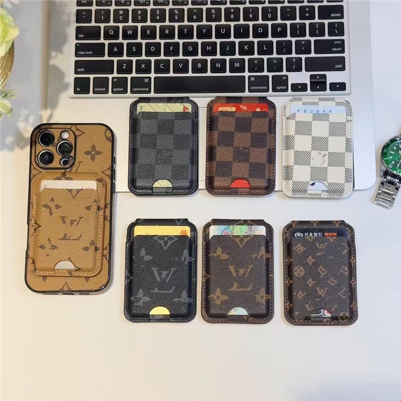 潮牌强磁卡包适用苹果iPhone皮革背贴卡套门禁银行卡磁吸卡袋通用|undefined