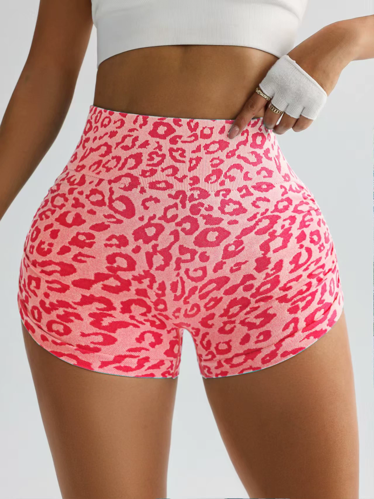 High-Waist Hip-Lift Shaping Shorts — Women's Quick-Dry Compression Gym Leggings, 2–3 in. Tight