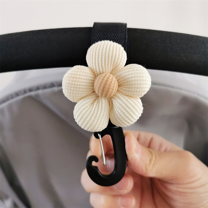 ins Korean style 3D flower baby stroller hook umbrella car push cart baby stroller accessories hook 