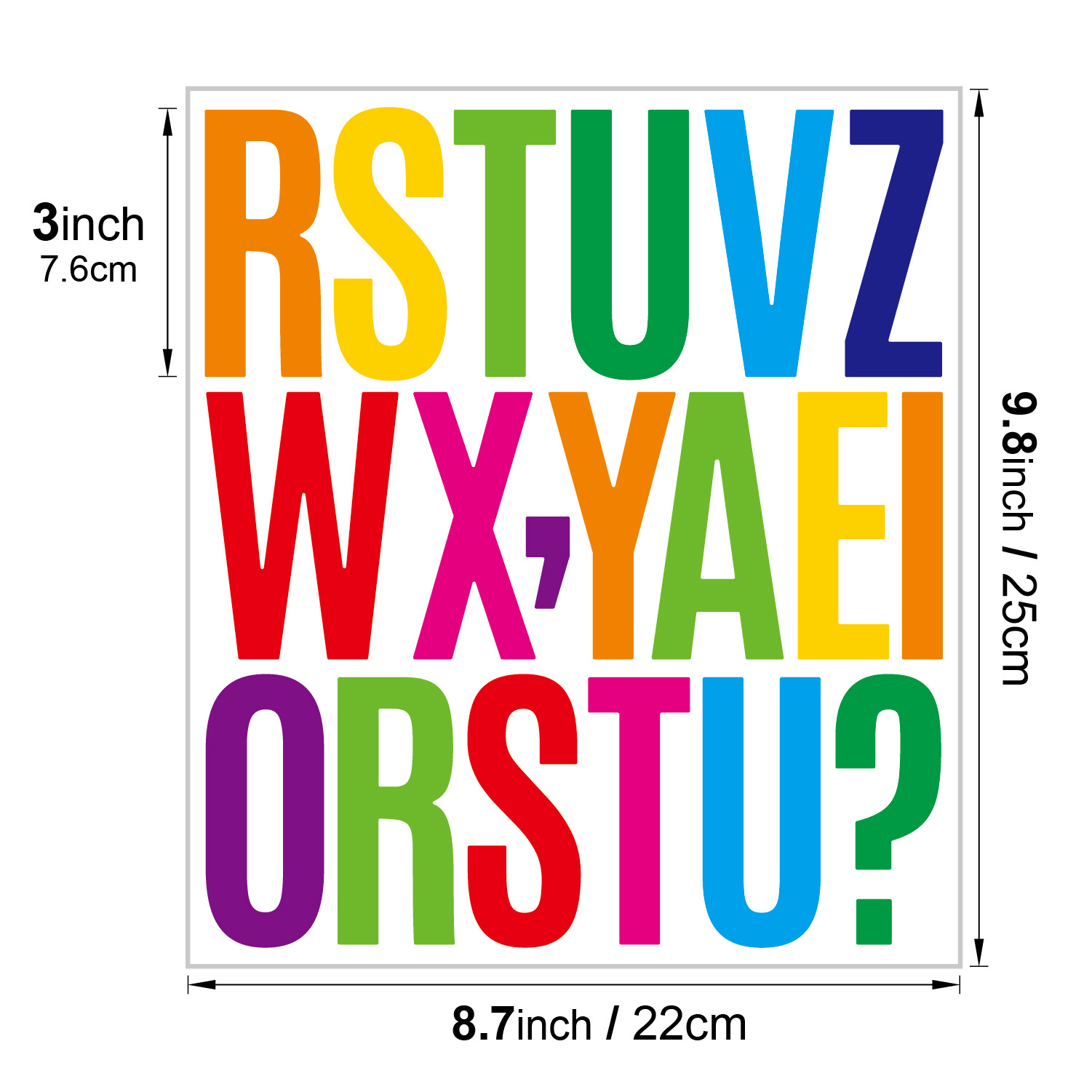 3英寸黑体-纯字母多彩+纯数字多彩 主图2_画板 1 副本.