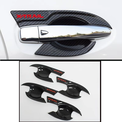 Other Automotive Exterior Supplies – Handle Anti-Scratch Protection Decoration - carbon-fiber-pattern-door-bowl-4-pieces-red-label