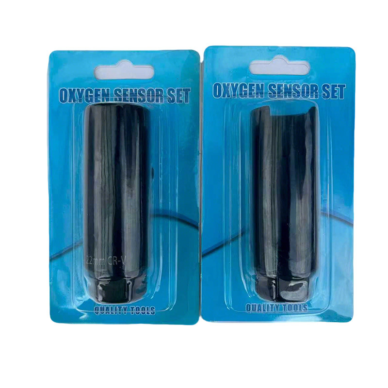 Llave de vaso especializada para desmontaje y montaje del sensor de oxígeno delantero del coche, llave de boca abierta de 22 mm, juego de herramientas de reparación automotriz de 22 mm.