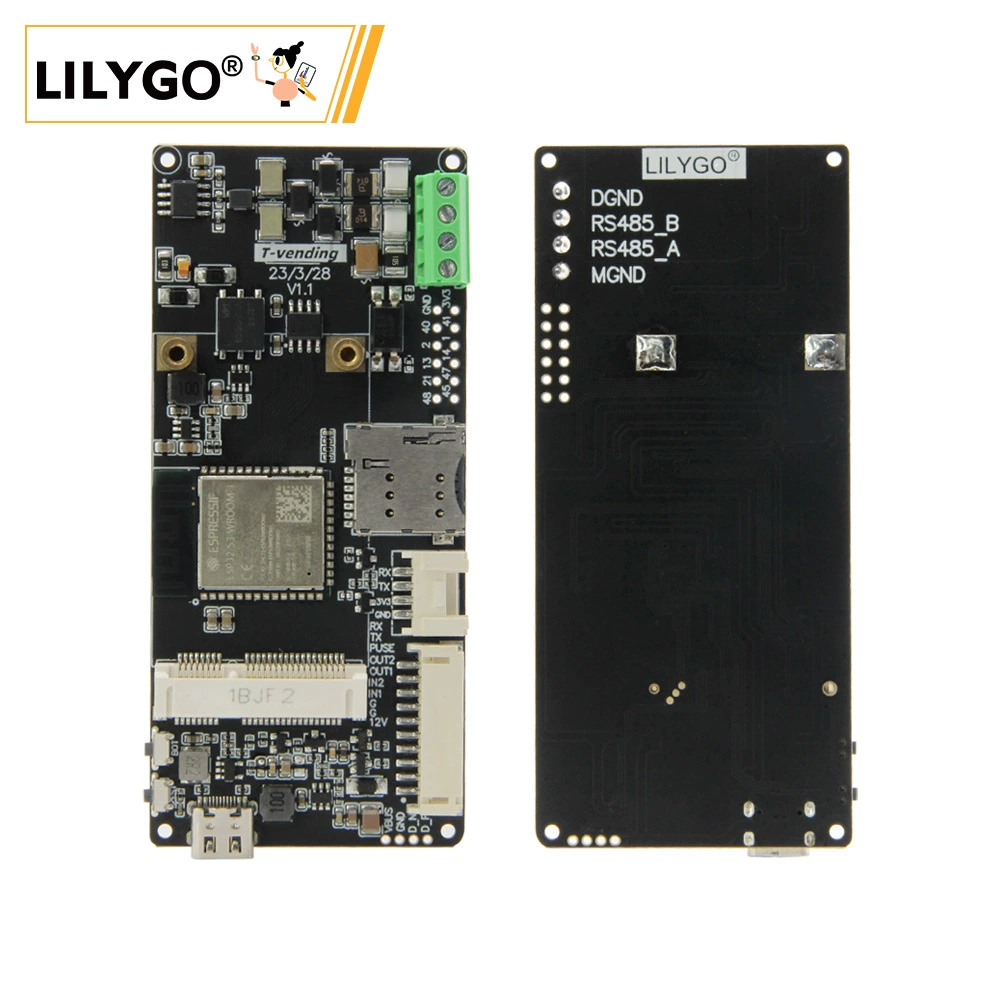 LILYGO ® T-Vending ESP32-S3 RS485 поддерживает модуль расширения T-PCIE Grove