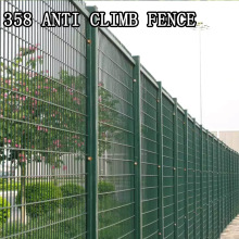 外贸出口358防爬密纹护栏网加密长孔防爬网围网防攀爬护栏厂家