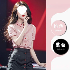 春夏着用小柄シャツスーツドレス婦人服2025新作夏通勤スカート