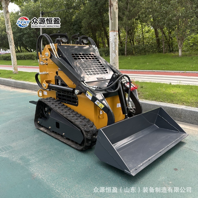 工厂直售履带款工程用滑移装载机 外贸出口多功能迷你滑移装载机