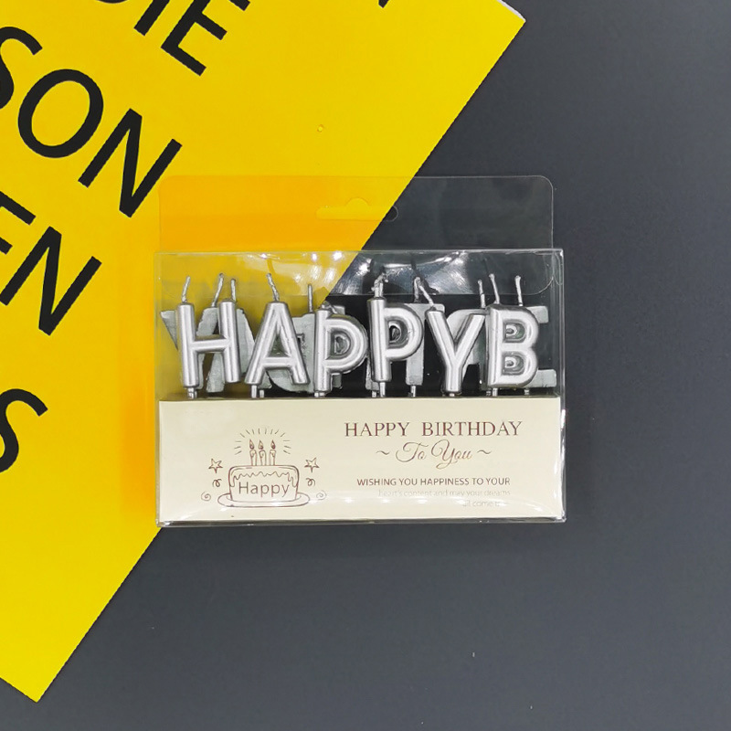 50 velas digitales de oro para el pastel de cumpleaños en caja independiente plata curva decoración de mesa de postres