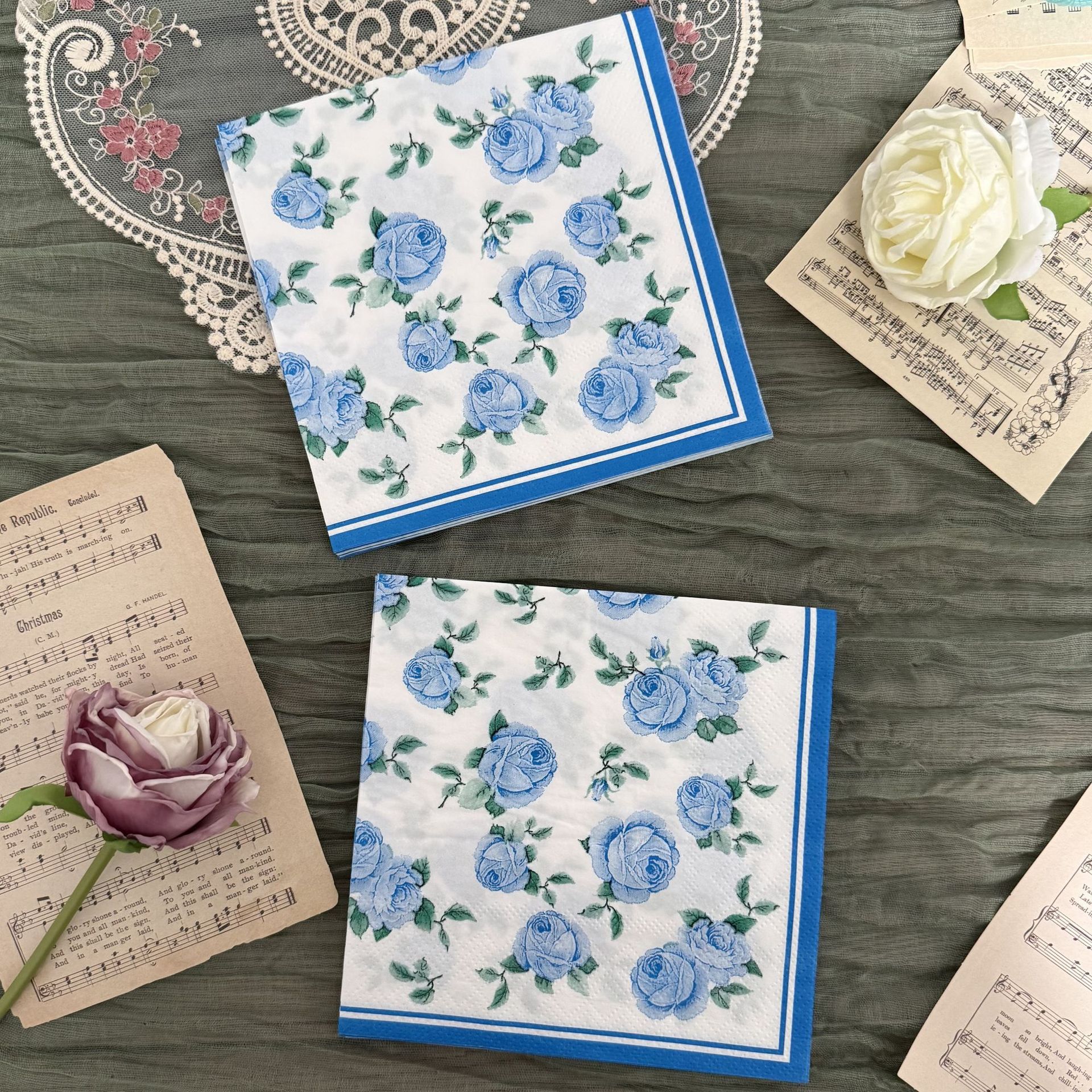 블루 프레임 장미