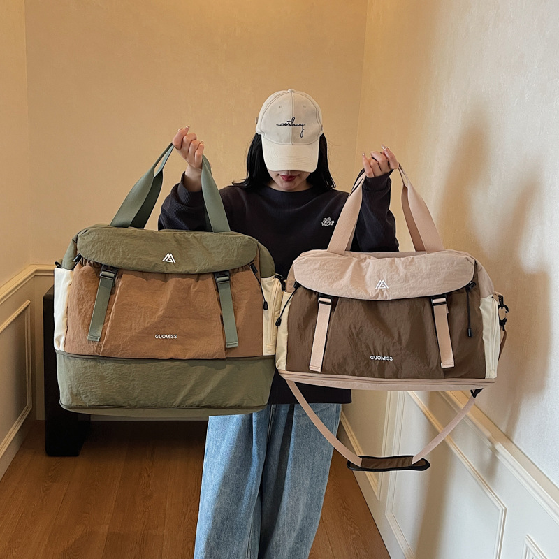 Wholesale Travel Bags for Men, Large Capacity, Women's Carry-On Bags, Luggage Bags, Dry and Wet Separation Sports and Fitness Bags