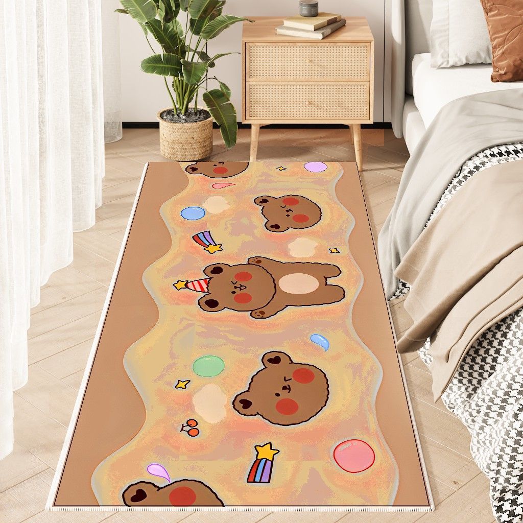 Cartoon carpet for home use for living room with seat