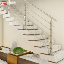 阳台防护轻奢栏杆不锈钢立柱室内外304玻璃楼梯扶手立柱 现货批发