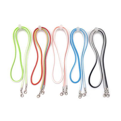 Cross-border best-selling new product dual-color waxed cord lanyard anti-loss cord eyeglass lanyard eyeglass cord