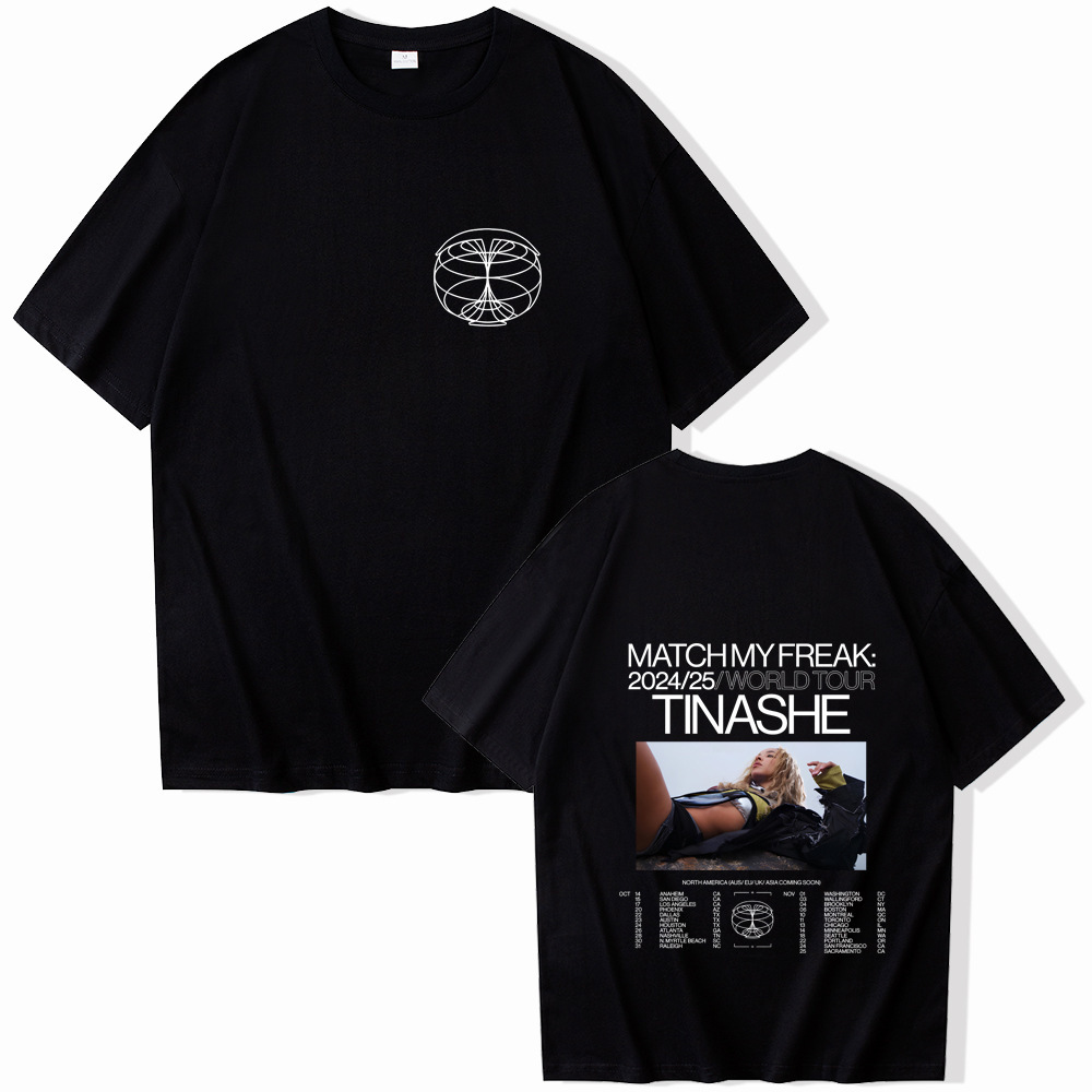 Tinashe Shirt Match My Freak World Tour 2024 Overseas T Shi