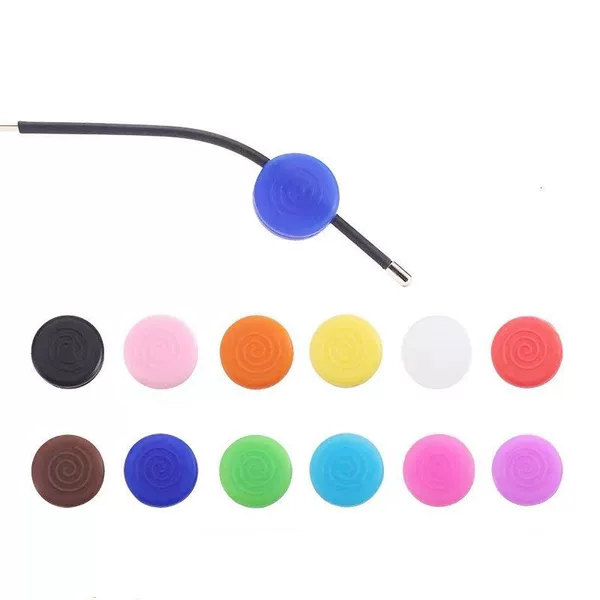 Double-Hole Round Glasses Anti-Slip Earmuffs Candy-Colored Silicone Material Comfortable and Soft Ear Support Buckle for Adults and Kidsren