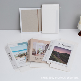 Folding Cross-Border Fake Book Modern Simple English Decorative Book Ornaments Model Room Decoration Simulation Book Nordic Prop Book