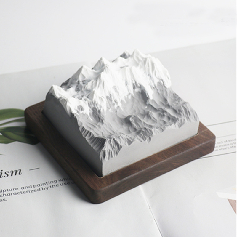 Northern Snow Mountain No fire aromatherapy indoor home office essential oil denweight car perfume decoration fragrance plaster