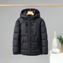 2023冬季新款欧美户外加厚棉服男式休闲短款加肥加大码外套男