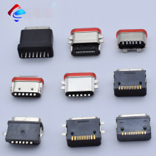 TYPE-C 6PINIP78����ˮĸ����ʽ�NƬ���USB�B��������ˮȦ�ЬF؛