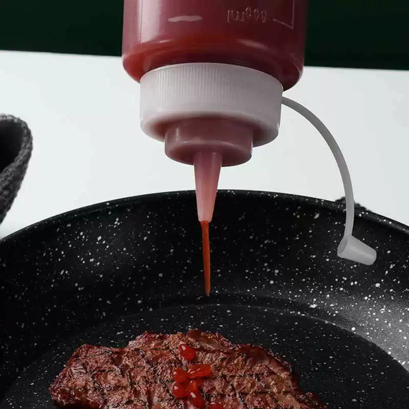 Бутылка-дозатор для соуса, пластиковая бутылка с носиком для томатного соуса, коммерческая бутылка-выжималка для масла и соусов, бутылка для приправ