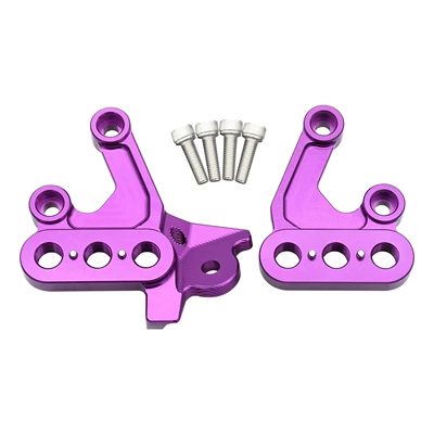 Wholesale electric off-road motorcycle: Motorcycle pedals - purple-set
