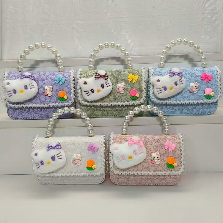 Bolsas infantiles lindas princesas de dibujos animados bolsas de mano niñas extranjeras bolsas de hombro para niños accesorios de cambio