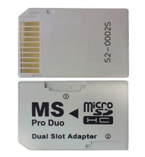 PSP內存卡套 雙TF卡轉MS 記憶棒 雙馬甲 CR5400 支持到64GB