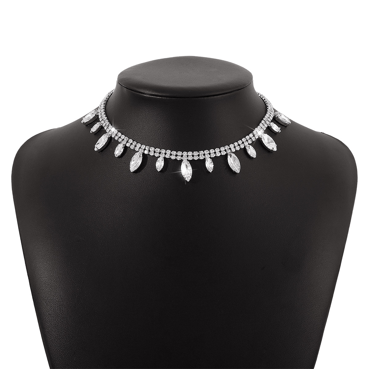 Fashion Geometric Alloy Artificial Rhinestones Choker 1 Piece display picture 9