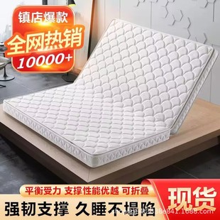Natural coconut palm mat customized 1.5m 1.8 m bed rigid foldable mountain palm mat dormitory mat latex