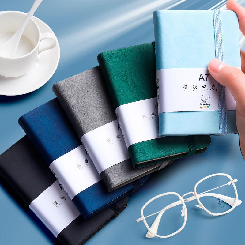 Student Mini Simple Notepad A7 Portable Flap Pocket Pants Notebook Office Small A6 Notebook Portable Diary Notebook