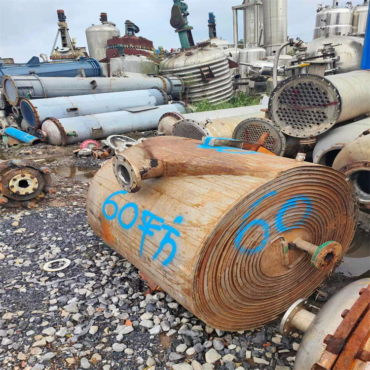 二手不锈钢螺旋板换热器 20到60平方真空高压冷凝器连续作业 盛源