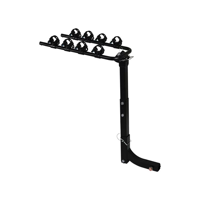 Car rear-mounted trailer rack, vehicle-mounted bicycle metal luggage rack, universal rear foldable bicycle rack