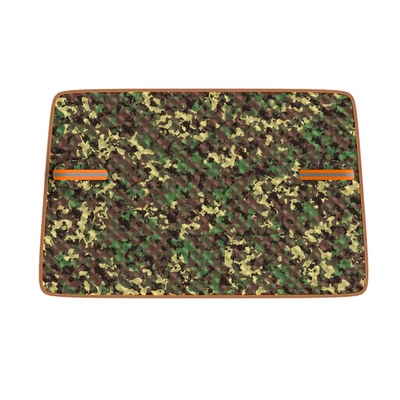 Car SUV car front windshield sun shield heat insulation thickened half camouflage car jacket half cover car cover (Car snow shield) - thickened-camouflage-luminous-half-cover-snow-shield