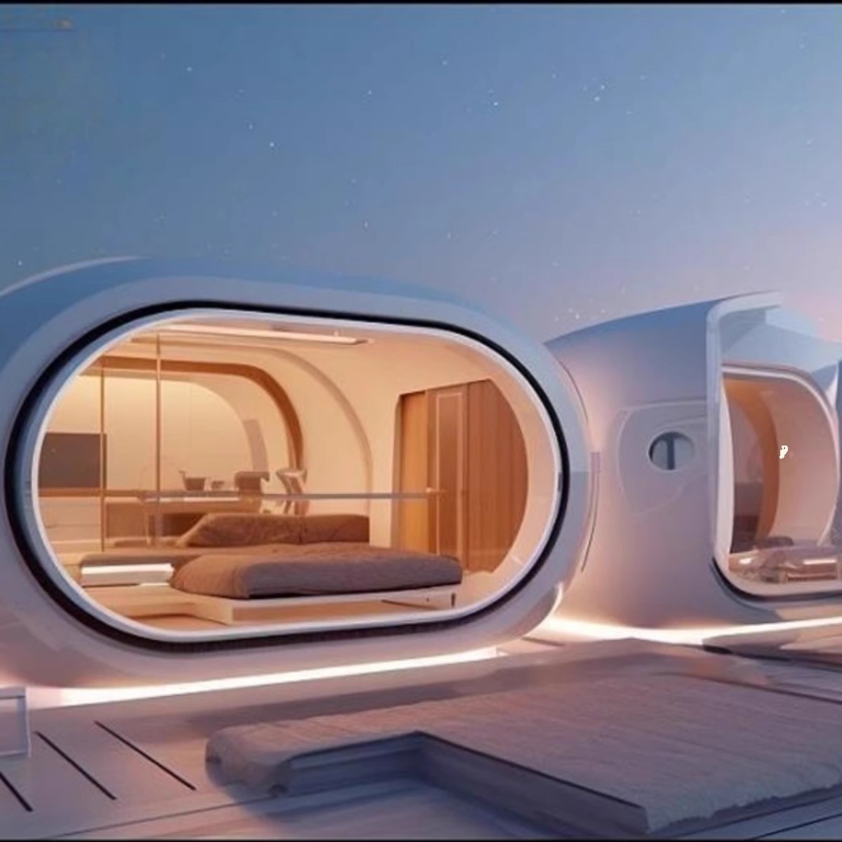 Residencia al aire libre cápsula de manzana cápsula espacial sala de tablero móvil contenedor sala de exposiciones móvil lugar escénico actividad de salón