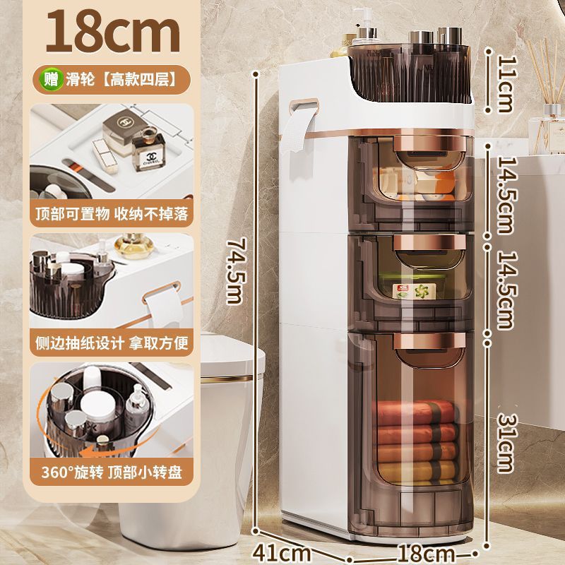 inodoro impermeable inodoro gabinete de borde estrecho gabinete de almacenamiento de hendidura gabinete de almacenamiento de hendidura estrecha gabinete de cubierta de escandalosa